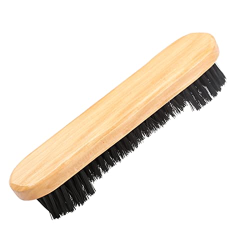 Yctze 2pcs Horsehair Billiards Pool Table Rail Brush Set, Pro Cleaning Tools Kit, Ideal for Pool Table Felt, Ball Cleaner Fluid Brush, Rack Gifts Accessory
