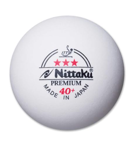 NITTAKU 3-Star Premium Table Tennis Balls - style: 6 Balls