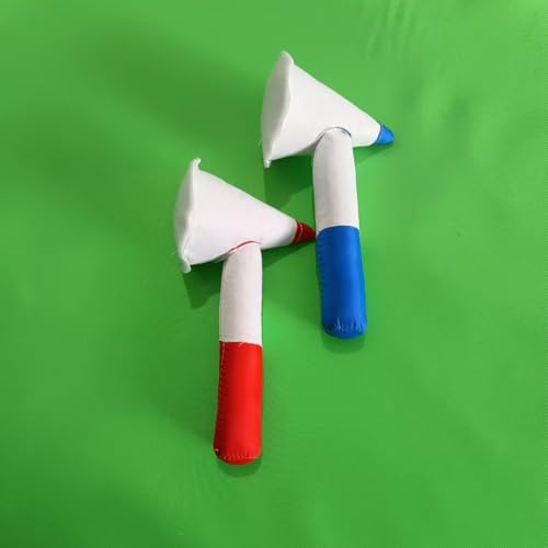 Blue Inflatable Snow Throwing Game Inflatable Ball Toss Target Dart Board 12 Axes+8 Toss Ball for Party/Birthday/Backyard/School/Team Events - style: Single Dart