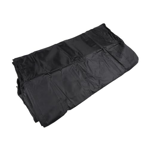 8ft Pool Table Cover 600D Oxford Waterproof Windproof Outdoor Indoor Billiard Snooker Table Protector with Buckles Drawstrings Black 260x135x69cm