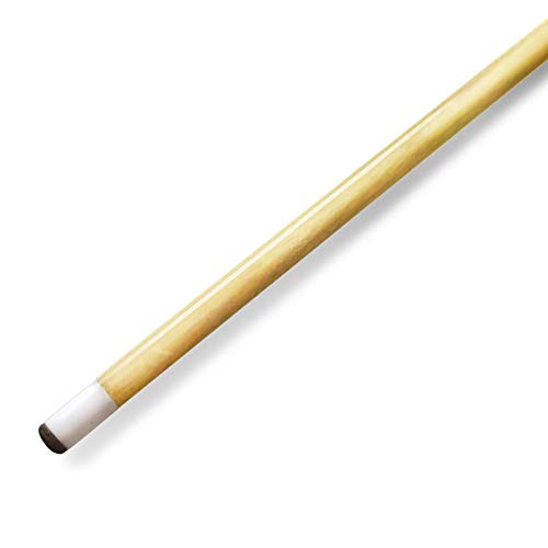 Pool Cues 1-Piece 36" Shorty Cues Children's Cues Kids Billiard House Cue Stick Hardwood 13mm Glue-on Tips, Set of 2