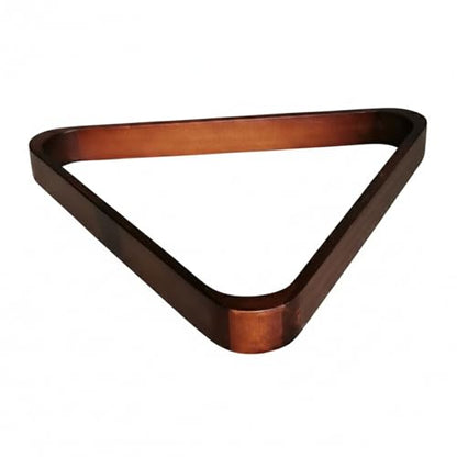 Solid Wood Billiard Triangle Rack for Standard Pool Balls - Durable Wooden Frame for 8-Ball & 9-Ball Games - color: Burgundy