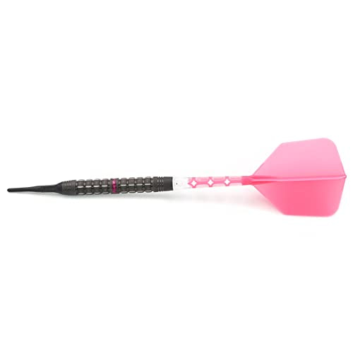 CUESOUL SEAT 18g 90% Tungsten Soft Tip Dart Set with Oil Paint Finished and Unifying ROST T19 Flight