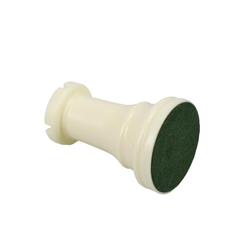 WE Games Replacement Staunton Chess Pieces - Light Rook, Plastic with Felt Bottom, Classic Design - color: White Rook