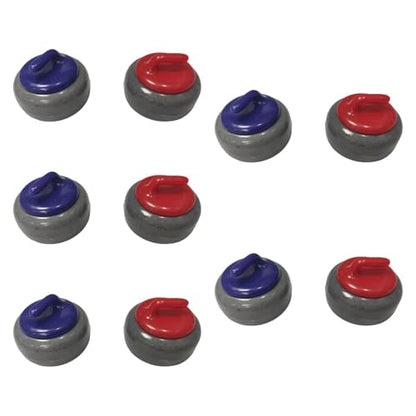 Mini Shuffleboard Replacement Pucks, Tabletop Equipment Rollers Set, Shuffleboard Accessories - size: 10Pcs 2.5x1.56cm