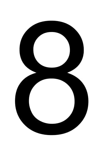 Reskid Extra Large Number Cards 0-9 | Huge 12x18 Inch Black Digits | Set of 50 | Includes + - = Signs | Classroom Bulletin Board Math Practice, Number Recognition, Elementary Teaching Resource