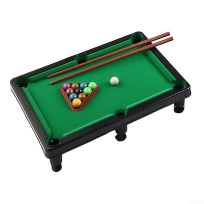 Tabletop Pool Set, Billiards Game for Family Game Night, Portable Snooker Table with and Balls, Desktop Pool Toy for and - color: S