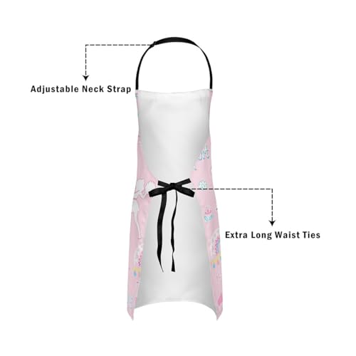 Castle Fairy Boy Soccer Kitchen Apron - color: Pink Cheerleading