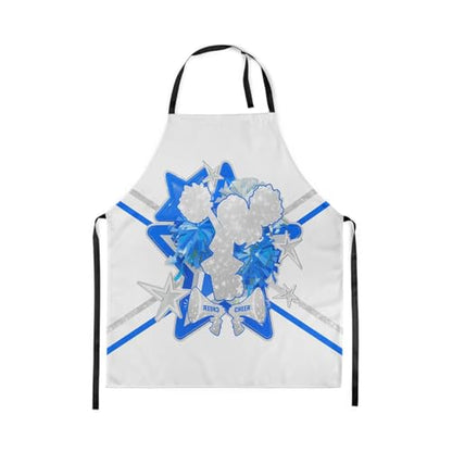 Castle Fairy Boy Soccer Kitchen Apron - color: Cheer Blue