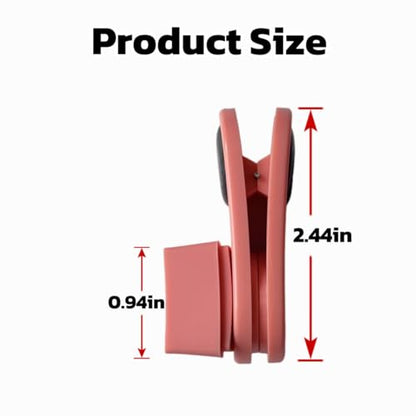 Silent Chalk Holder,Billiards Magnetic Square & Round Pool Cue Chalk Holder,Pool Cue Chalk Holder - color: Pink