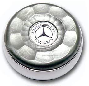Zieglerworld Premium Table Shuffleboard Puck Weights Large Size 2 5/16 Available in 21 Colors + Booklet - 4 Pack - color: Silver