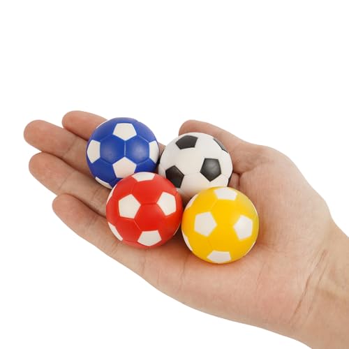 Pack of 9 Foosball Balls Mini Soccer Balls - Small Soccer Ball Replacements for Foosball Table Fun Home Recreation - color: Multi-color- 9PCS