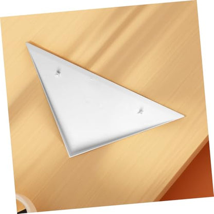 VANZACK 2pcs Triangle Edge Protectors for Foosball Tables Easy to Install Plastic Corner Covers Guards for Enhanced Game Setup Sleek Design for Modern Look