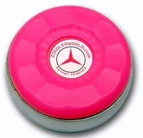 Zieglerworld Premium Table Shuffleboard Puck Weights Large Size 2 5/16 Available in 21 Colors + Booklet - 4 Pack - color: Hot Pink