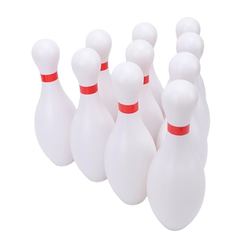 Kids Bowling Set, Childrens Bowling Game Toddler Toys with 10 Sturdy Plastic Pins 2 Lightweight Balls Storage Rack for Indoor Outdoor Play (for Kids Aged 3 and Above)