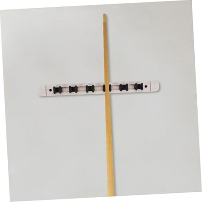 POPETPOP 2pairs Wall Mounted Billiard Cue Holder Rack Solid Wood Pool Stick Storage Slots Design for Home and Use Stylish Cue Rest Organizer for Billiard Room Decor
