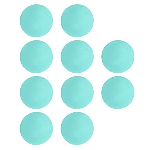 Drfeify EVA Foam Balls, 10pcs 65mm Soft Practice Balls with High Hit and Abrasion Resistance for Indoor Outdoor Training, Kids and Pets Play - color: Lake Blue