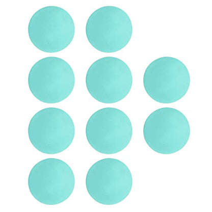 Drfeify EVA Foam Balls, 10pcs 65mm Soft Practice Balls with High Hit and Abrasion Resistance for Indoor Outdoor Training, Kids and Pets Play - color: Lake Blue