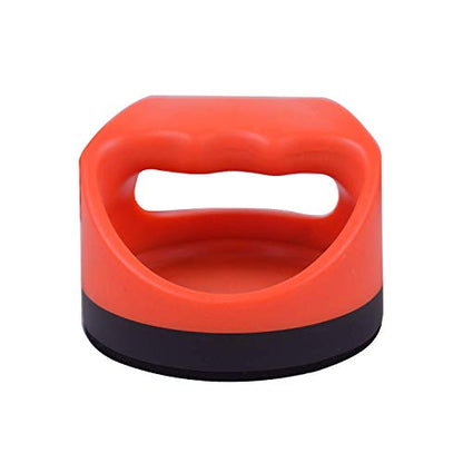Plastic Air Hockey Strikers/Pushers, 2 PCS 4" Plastic Air Hockey Pushers and 4 PCS 2.75" Pucks Replacement for Game Tables Goalies Equipment Accessories - style: Red