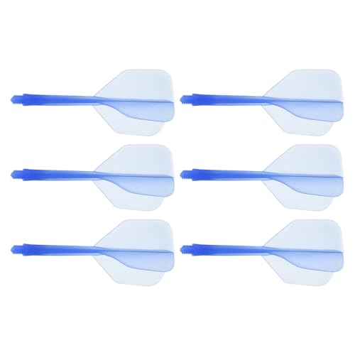 M METERXITY Integrated Dart Shaft and Flights- 2BA Screw in-one Dart Flight, Plastic Anti-Fall, Apply to Soft Tip Darts and Steel Tip Darts - color: Blue