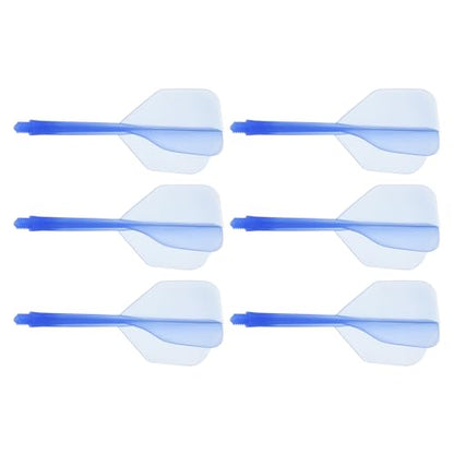M METERXITY Integrated Dart Shaft and Flights- 2BA Screw in-one Dart Flight, Plastic Anti-Fall, Apply to Soft Tip Darts and Steel Tip Darts - color: Blue