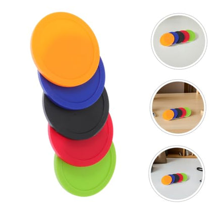 Abaodam 10pcs Air Hockey Pucks Plastic Accessories for Game Tables High Impact Durability for Smooth Gameplay Home Bars and Game Rooms