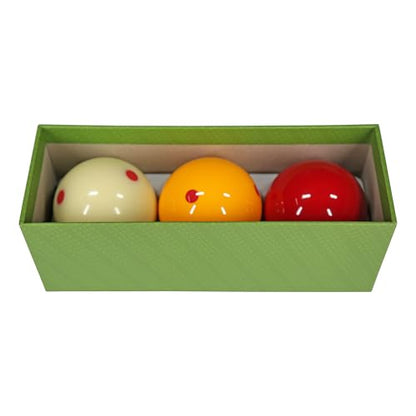 ASKA Carom Set of Balls - style: 6 Red Dot Balls, A Grade