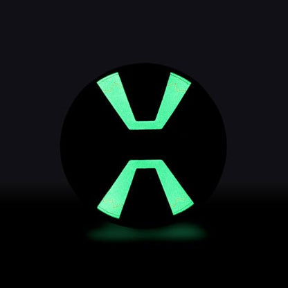 Chuckit! Max Glow Paraflight Flying Disc Dog Toy, Small (6.75"), Green And White - color: Green/Max Glow, size: Small