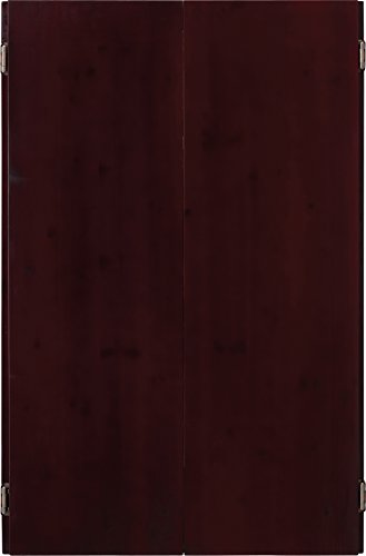 Viper Metropolitan Solid Wood Cabinet & Electronic Dartboard Play-Ready Bundle - color: Mahogany, style: Standard Set