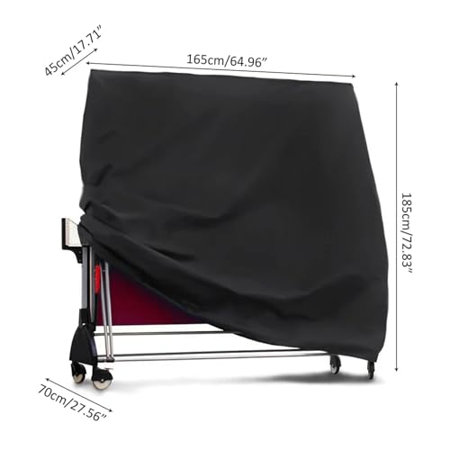 1pc Ping Pong Table Cover Heavy Duty Waterproof Dust-Proof Tennis Protection for Indoor/Outdoor Storage