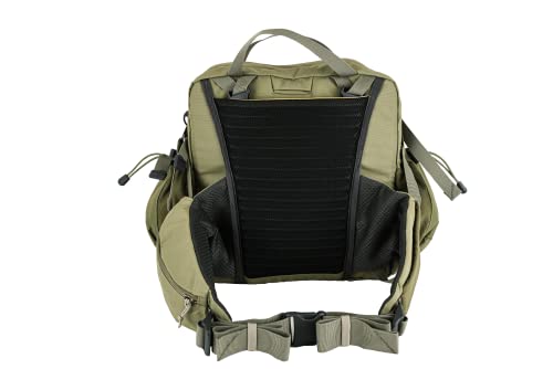 Mountainsmith Day Lumbar Waist pack, Running, Hiking, Cycling, Travel, and Outdoor Sport Activities with Dual Water Bottle Holders, Olive Green - color: Olive Green