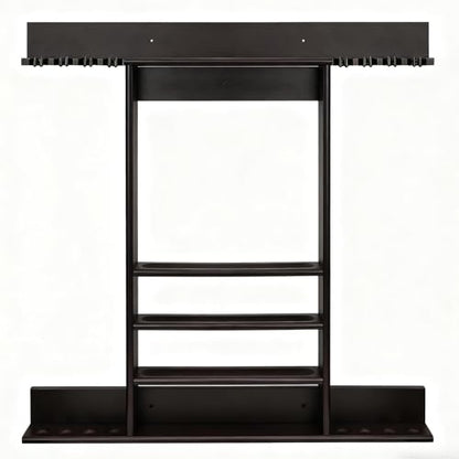 Pool Stick Holder Wall Mount, 8 Pool Cue Rack Wall Mount, Solid Wood Pool Cue Holder & Cue Stick Holder, Professional Pool Stick Wall Rack for Billiard Room Accessories Holds 8 Cues,Black - size: 8 Cues, style: SU-wa-8 Cue Racks-black