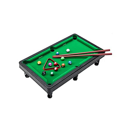 Mini Billiards Desktop Table Toy Game Set Billiards Smooth Decompress Toys 1 Set - color: S