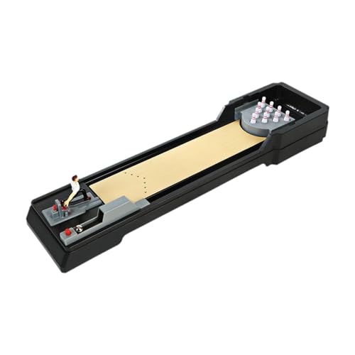 harayaa Tabletop Bowling Game Mini Bowling Set Compact Ideal Gift Relax Arcade Desktop