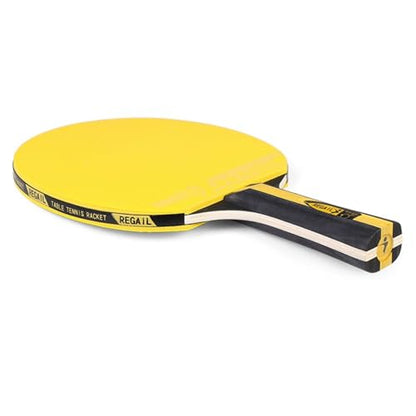2 Pack Table Tennis Sets with 3 Balls and Carry Bag – Beginner Paddles for 2 Players, Durable Polar Wood Rackets and Zippered Case - color: Yellow B
