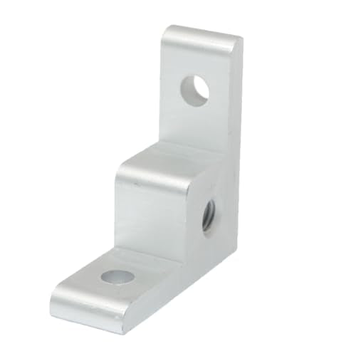 RLECS 4pcs Aluminum Profile Plate Fastener Caster Connector 2020 Right Angle Anchor Wheel Connector Wheel Fastener Set Right Angle Extruded Corner End Panel