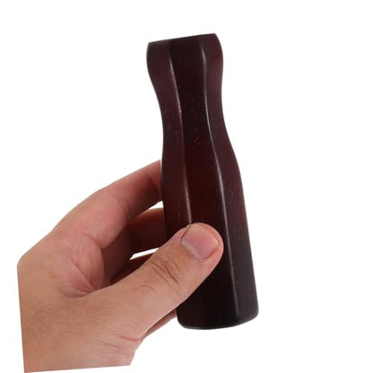 Toyvian 2pcs Solid Wood Foosball Table Handles Octagonal Grip for Soccer Machine Rods Replacement Parts for Table Soccer Game Enhanced Control and Stability