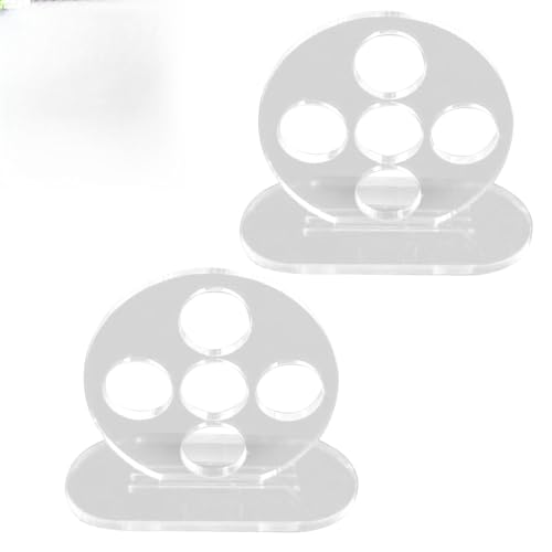 Tizee 2Pcs Billiards Training Aids – Billiard Rod Trainer Aiming Helper, Stable Billiard Strokes Trainer, 5-Hole Design, Transparent Acrylic Material, for Beginners and Pros