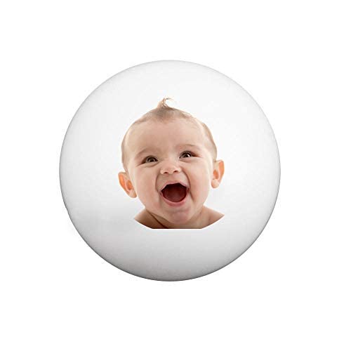 Uberpong Personalized Ping Pong Balls, Custom Image, Logo or Face, Gifts - color: Blue, size: Pack of 10