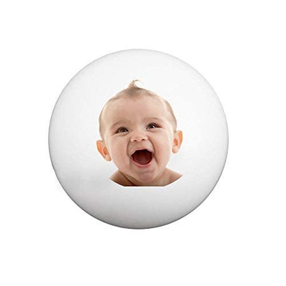 Uberpong Personalized Ping Pong Balls, Custom Image, Logo or Face, Gifts - color: Green, size: Pack of 10
