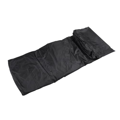 8ft Pool Table Cover 600D Oxford Waterproof Windproof Outdoor Indoor Billiard Snooker Table Protector with Buckles Drawstrings Black 260x135x69cm