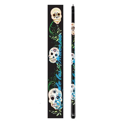 Viper by GLD Products Underground 58" Pool Cue - color: Dia de los Muertos, size: 19 Ounce