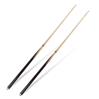 Pool Cue Sticks 36inch 42inch 48inch 52inch 58inch Set of 2 or 4,Pool Cue with 13mm Leather Tip for Adults, Beginners,2-Piece Design，(14oz to 20oz Weight Options) - size: 42inch-set of 2