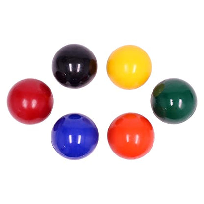 Deluxe Croquet Game Set - 6 Player - with Wooden Stand (Three 28" Handles/Three 32" Handles)