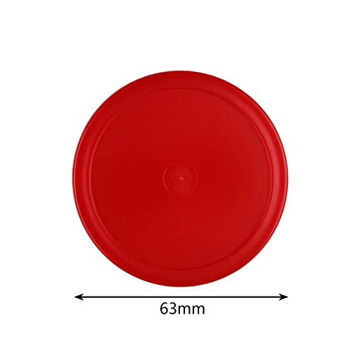 12 Pack 2.5 Inch Air Hockey Pucks for Small Size Table - color: Red Blue Green Black