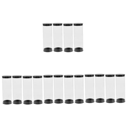 Happyyami 8 Pcs Golf Barrel Golfing Ball Case Ball Case for Golfing Golfs Ball Case Golfs Ball Holder Clear - color: As Shownx4pcs, size: 13.00X4.50X4.50CMx4pcs