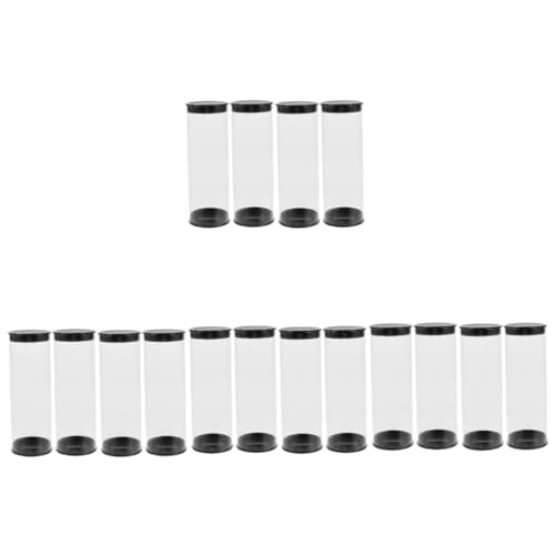 Happyyami 8 Pcs Golf Barrel Golfing Ball Case Ball Case for Golfing Golfs Ball Case Golfs Ball Holder Clear - color: As Shownx4pcs, size: 13.00X4.50X4.50CMx4pcs