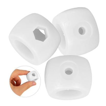 HANABASS 4pcs Foosball Table Accessories Goal Rod Positioner Stop Ring Easy Install for Replacement Parts Plastic for Table Football