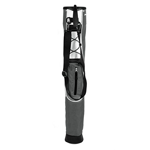 Orlimar Pitch ’n Putt Lightweight Sunday Golf Bag with Stand, Ultra-Light Carry Design, Two-Way Divider Top, Shoulder Strap, Compact Carry Golf Bag for Men & Women - color: Slate Grey