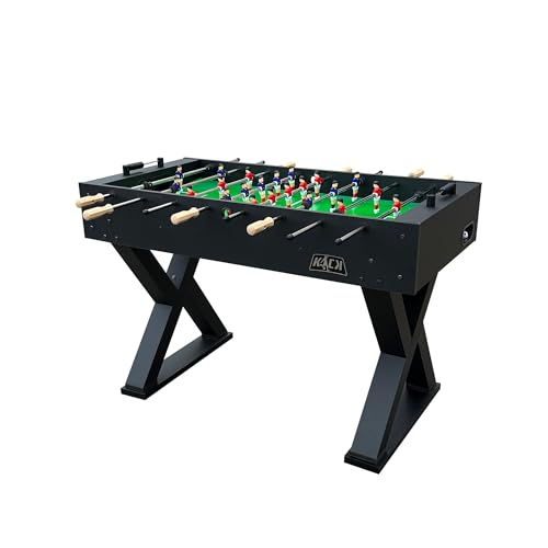 KICK Drias 48" Foosball Table – Compact Indoor Game Table - color: Black